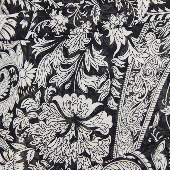 Zara Crossed Print Dress XL EUC - Picture 3 of 8